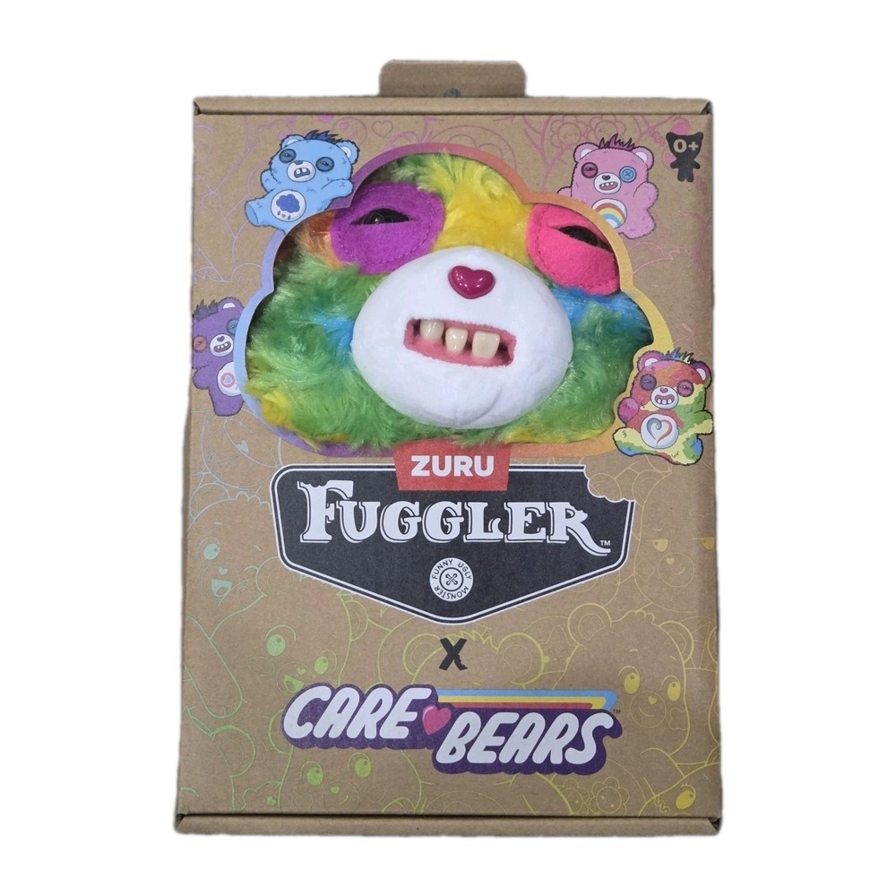 Fuggler x Care Bears Togetherness Bear Plush 9" ZURU Funny Ugly Monster NEW